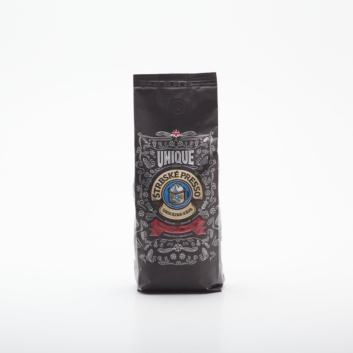 Štrbské Presso Unique RED Mletá 250g