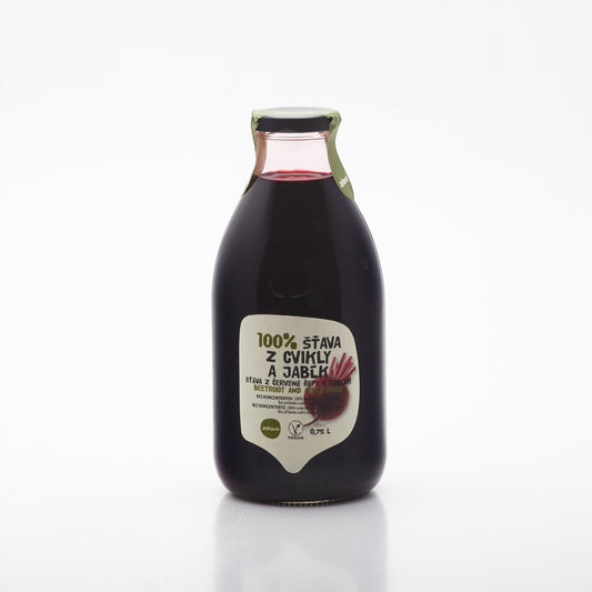 Zdravo šťava cvikla-jablko 100% 0,75l